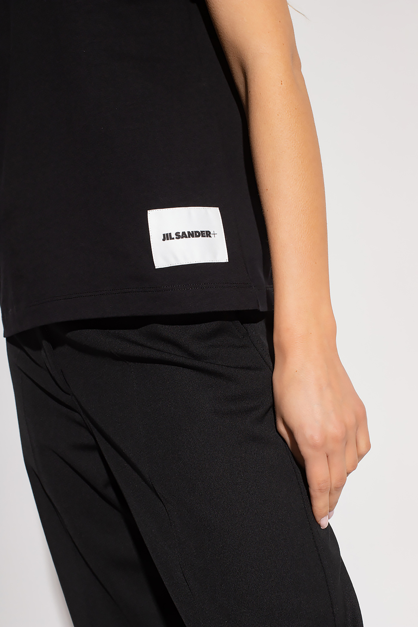 Tシャツ・カットソー JIL SANDER Logo t-shirt pack of 3 Black JIL SANDER - Logo Print 3 Pack T-shirt Black – Anrosa Store